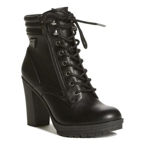 Heeled Combat Boots